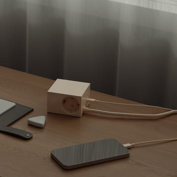 Cuboid+ πολύπριζο USB-C 30W 2 μ - Pearled Ivory - Kord
