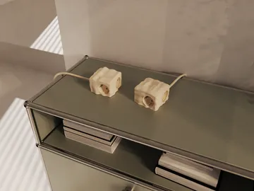 Cumulus+ case – θήκη για Cuboid πολύπριζο 2 μ - Beige - Kord