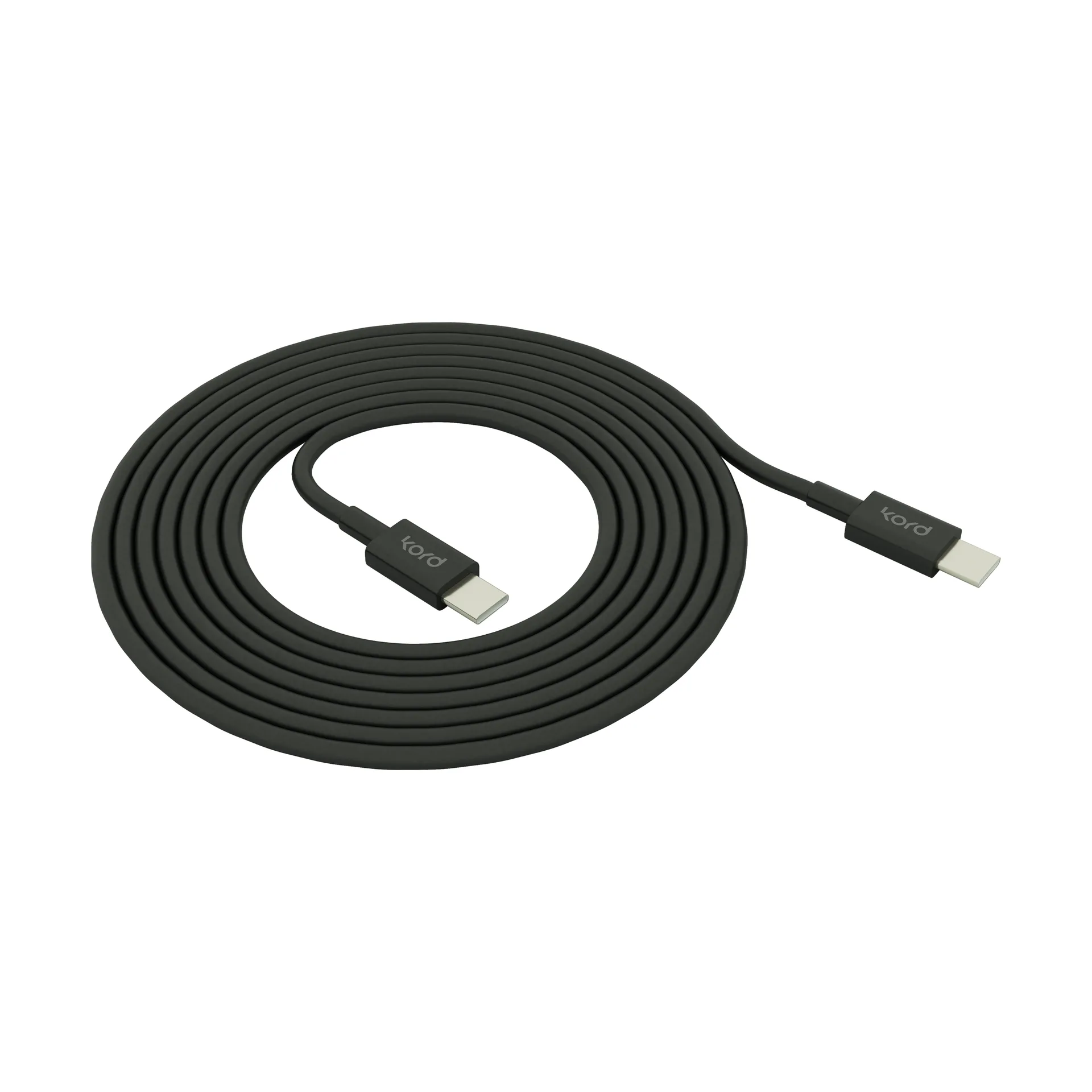 Kord USB-C σε USB-C καλώδιο 1,8 μ, Black Kord