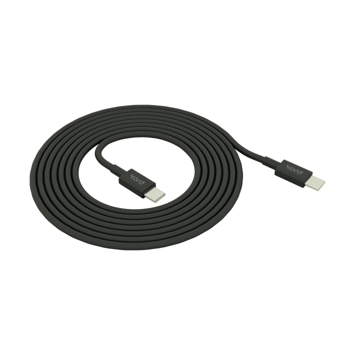 Kord USB-C σε USB-C καλώδιο 1,8 μ - Black - Kord