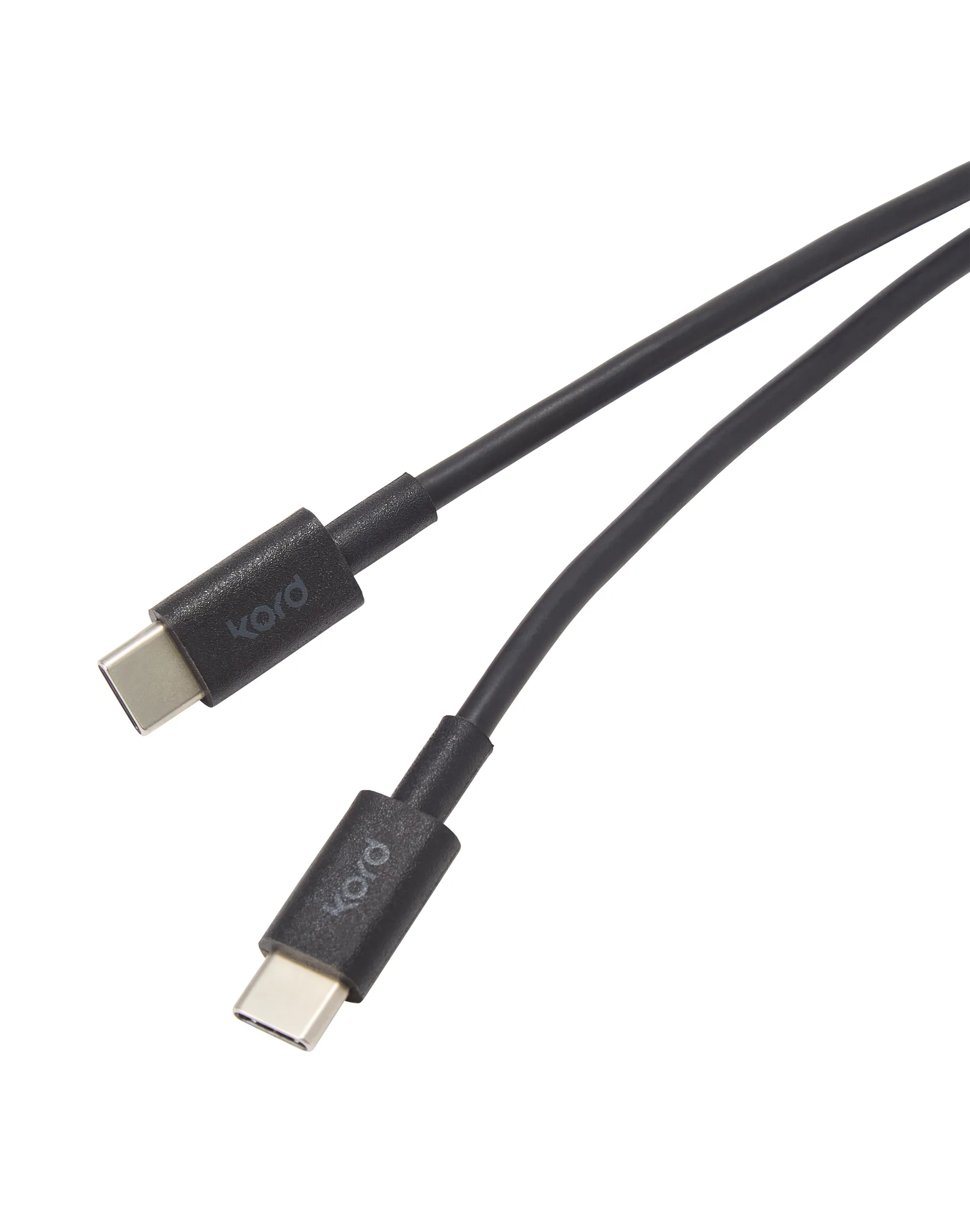 Kord USB-C σε USB-C καλώδιο 1,8 μ, Black Kord