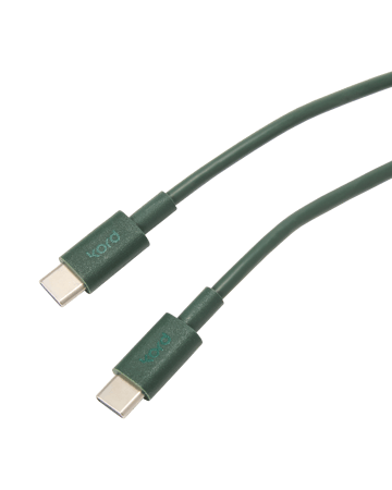 Kord USB-C σε USB-C καλώδιο 1,8 μ - Dark Green - Kord