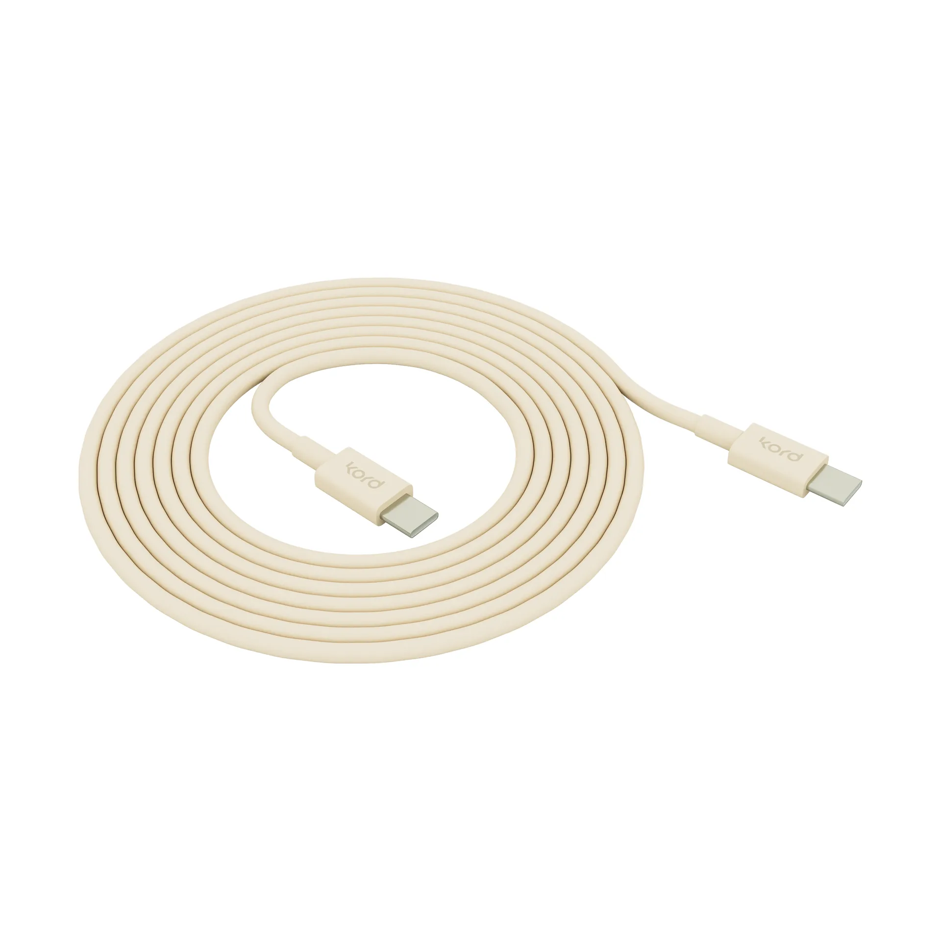 Kord USB-C σε USB-C καλώδιο 1,8 μ, Pearled Ivory Kord