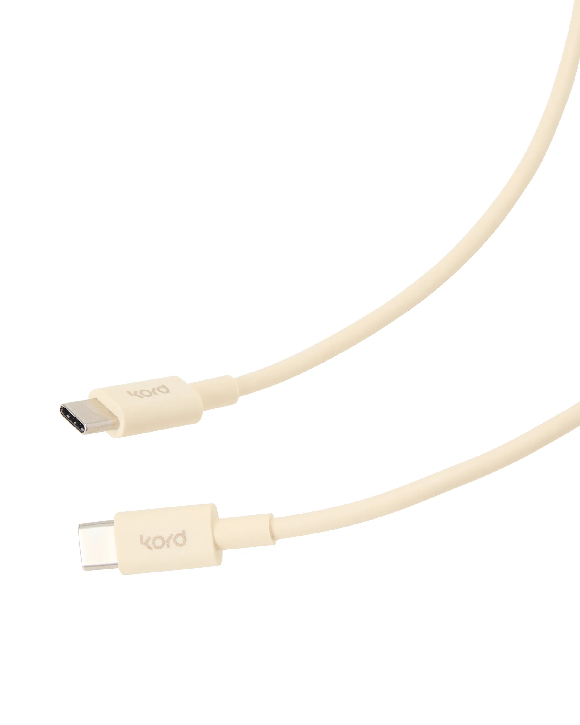 Kord USB-C σε USB-C καλώδιο 1,8 μ, Pearled Ivory Kord