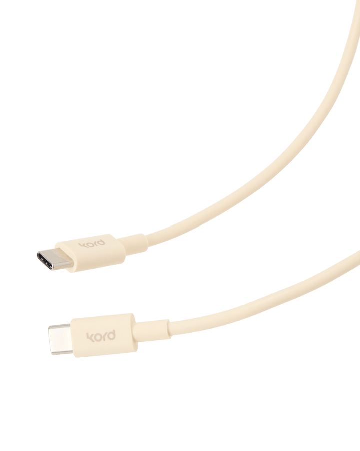 Kord USB-C σε USB-C καλώδιο 1,8 μ, Pearled Ivory Kord