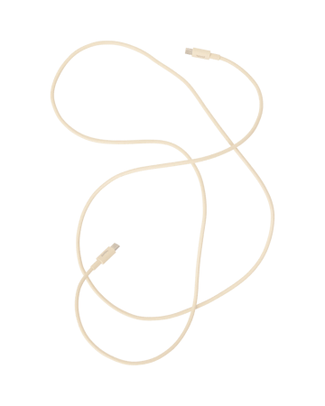 Kord USB-C σε USB-C καλώδιο 1,8 μ - Pearled Ivory - Kord