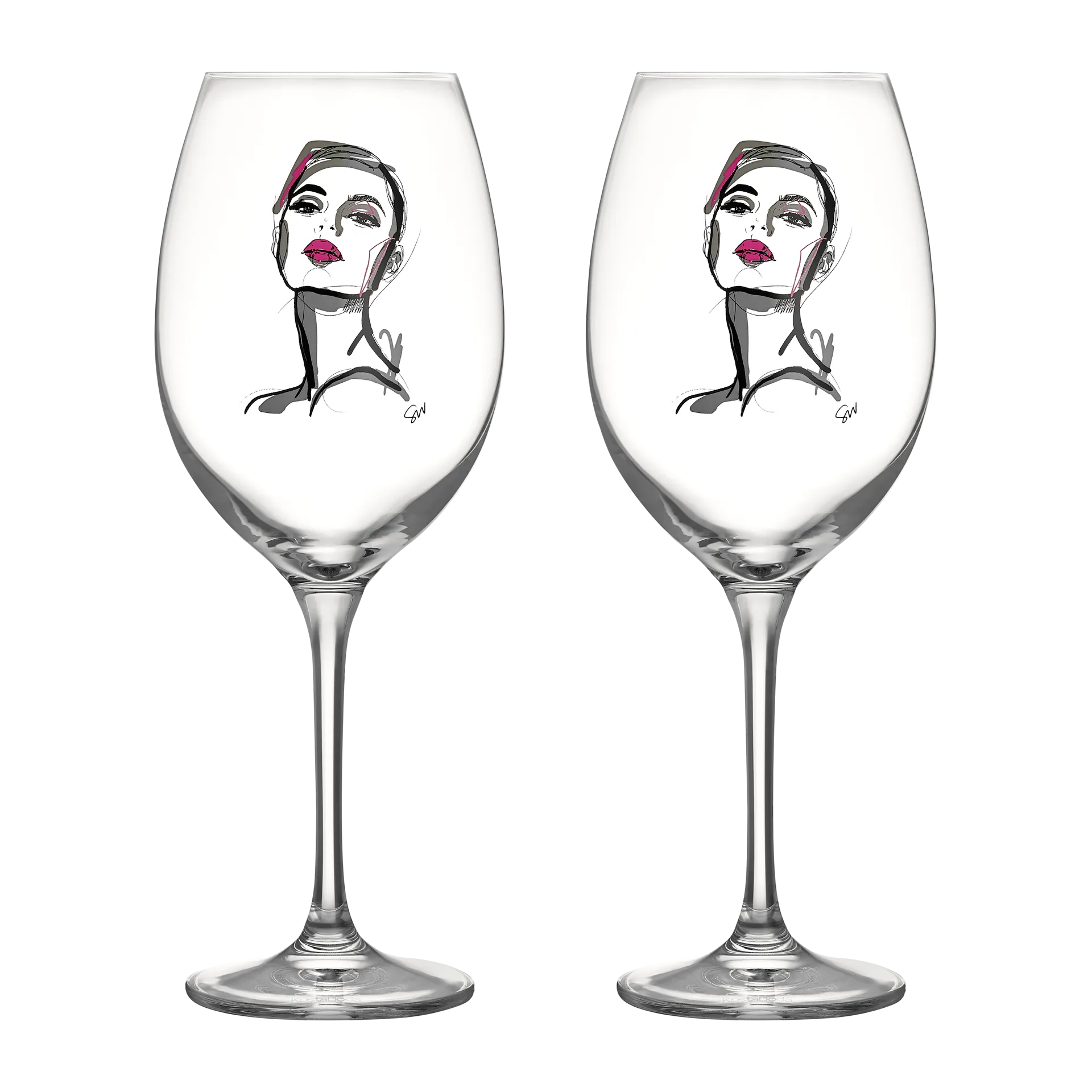 All about you ποτήρι κρασιού 2 τεμάχια, Hold you Kosta Boda