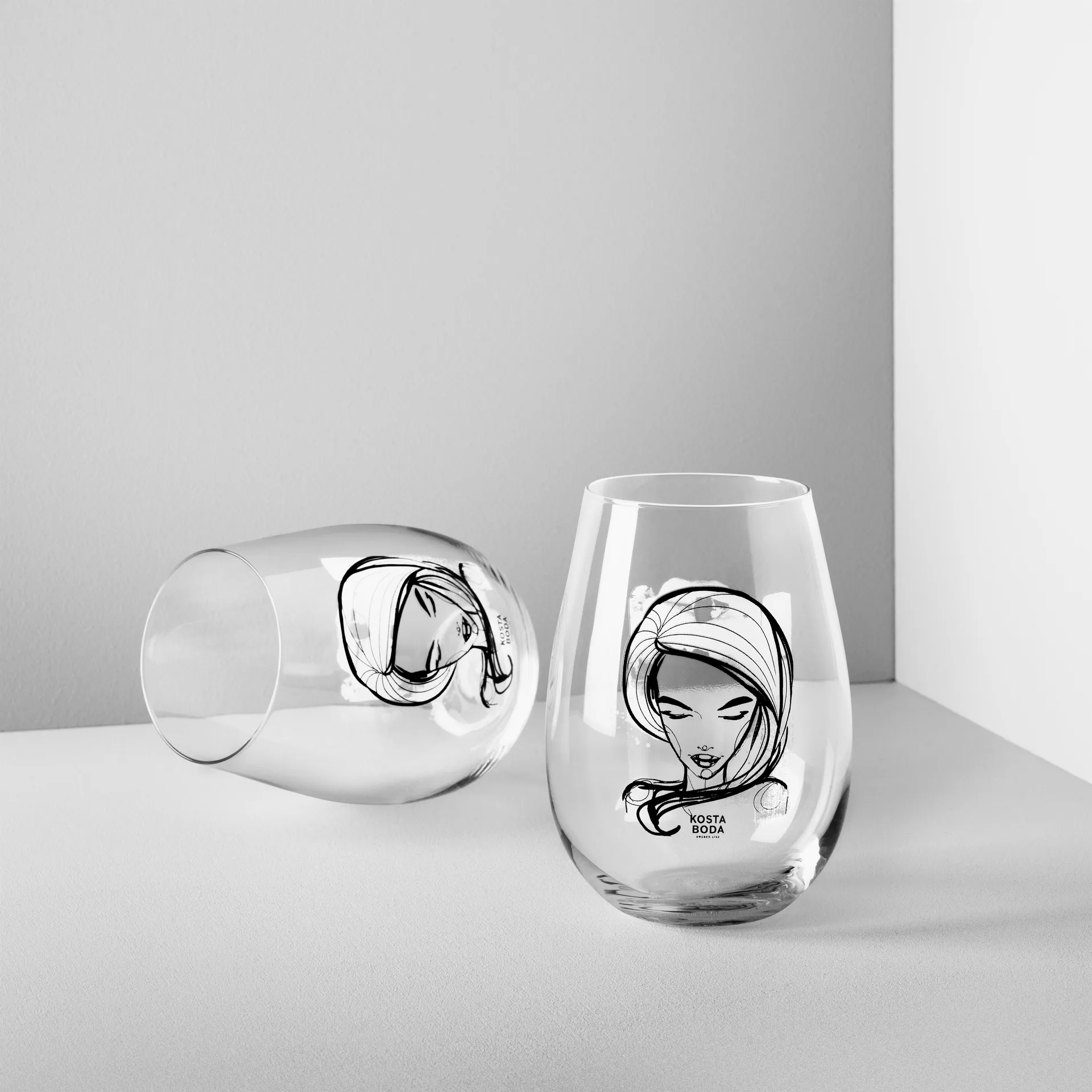 All about you ποτήρι 2 τεμάχια, need you (λευκό) Kosta Boda