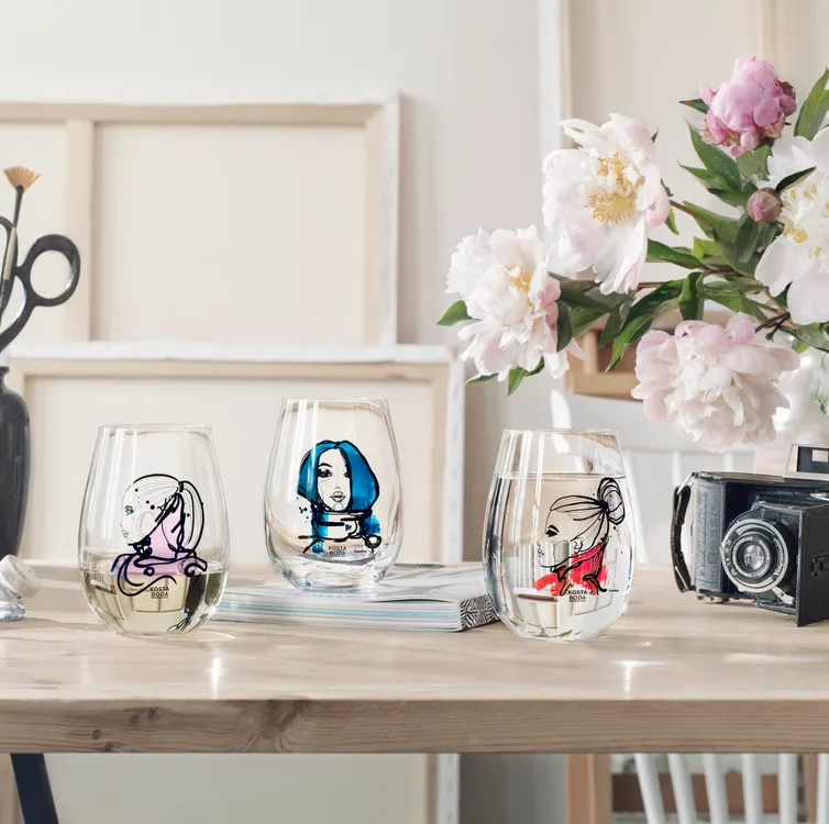 All about you ποτήρι 2 τεμάχια, want you (κόκκινο) Kosta Boda