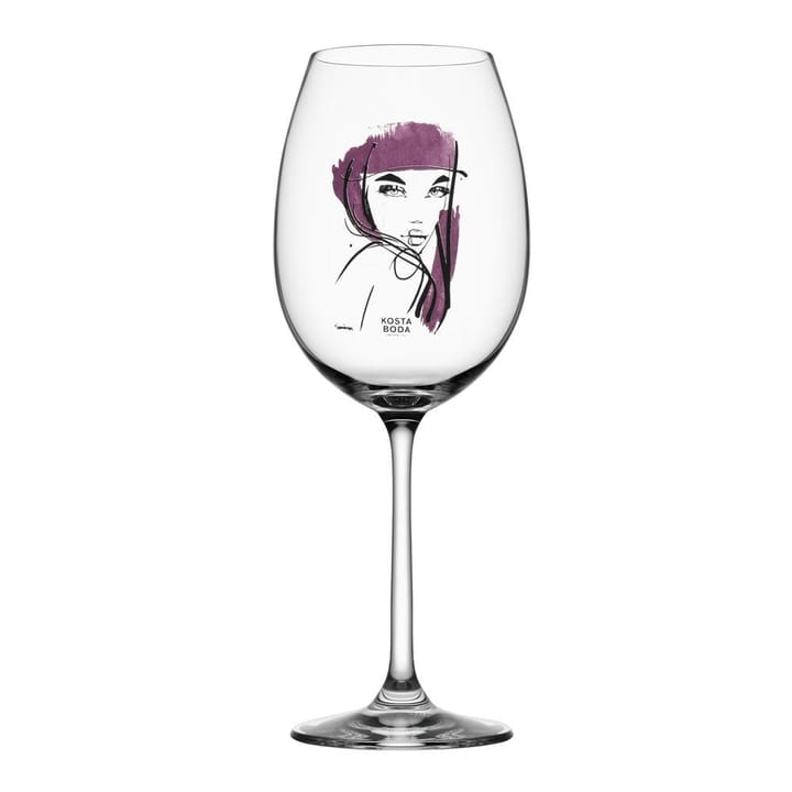 All about you ποτήρι κρασιού 2 τεμάχια - κόκκινο - Kosta Boda