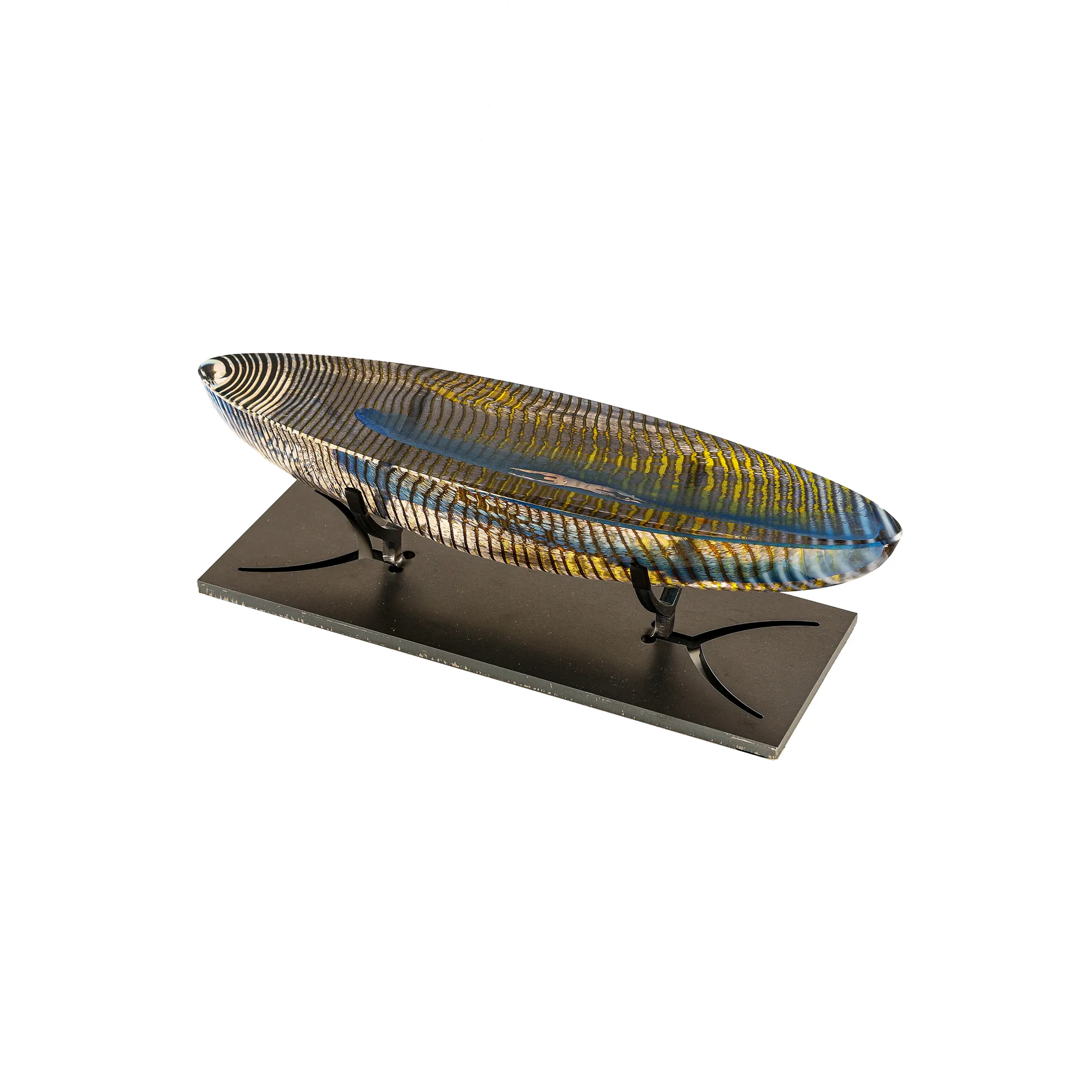 BV Caspar Boat γυάλινο γλυπτό, διαφανές Kosta Boda