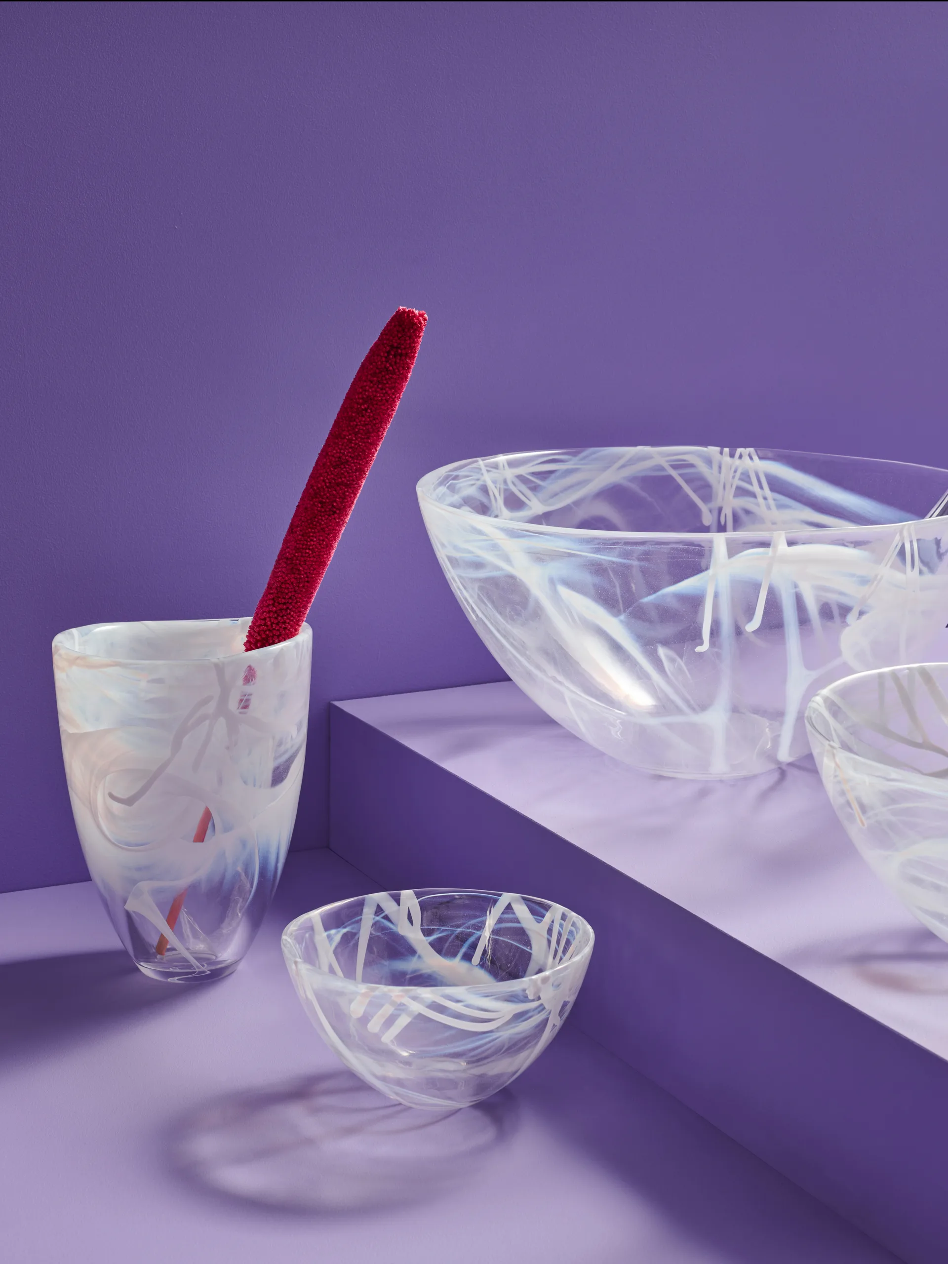 Contrast βάζο 200 χιλ., Λευκό-λευκό Kosta Boda