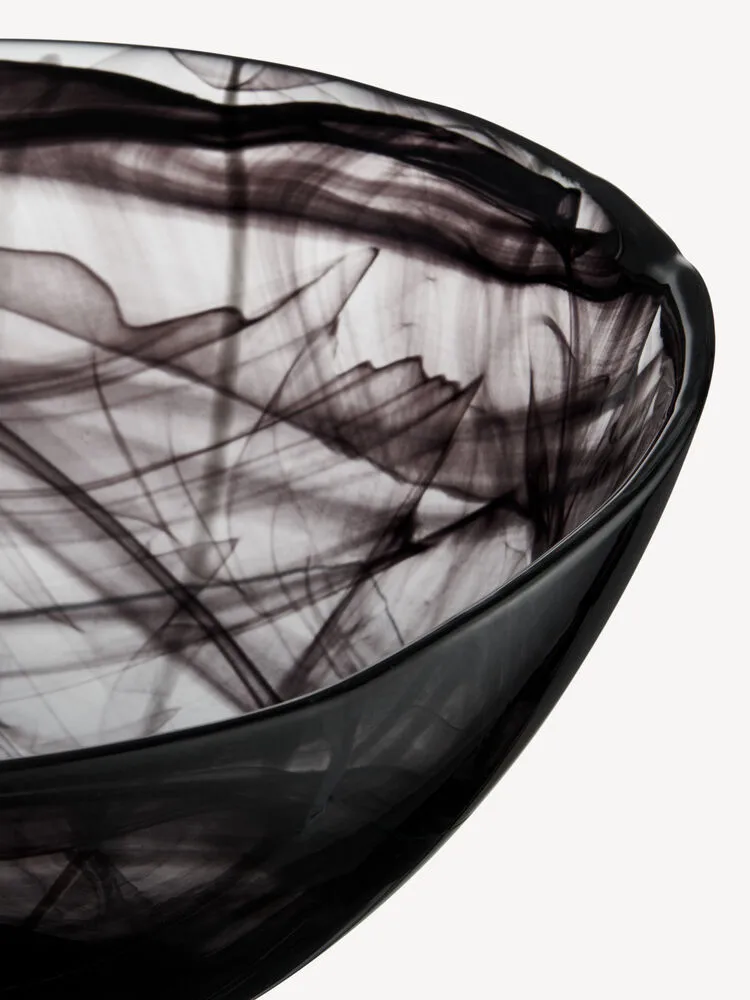 Contrast μπολ 350 χιλ., Svart-svart Kosta Boda