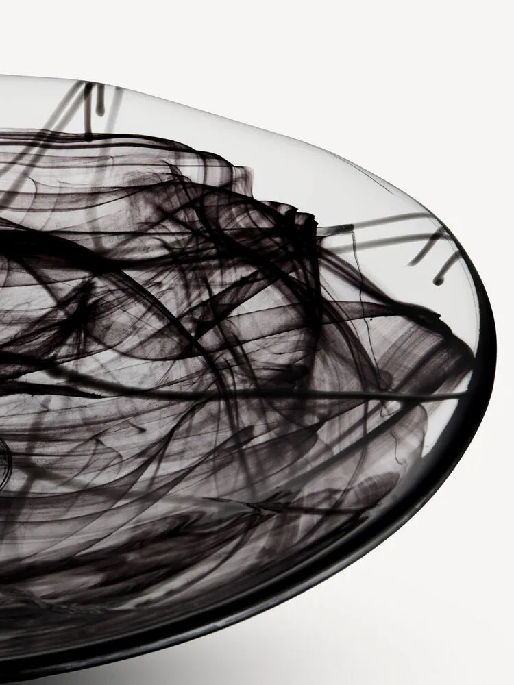 Contrast πιατέλα 380 χιλ., Μαύρο-μαύρο Kosta Boda