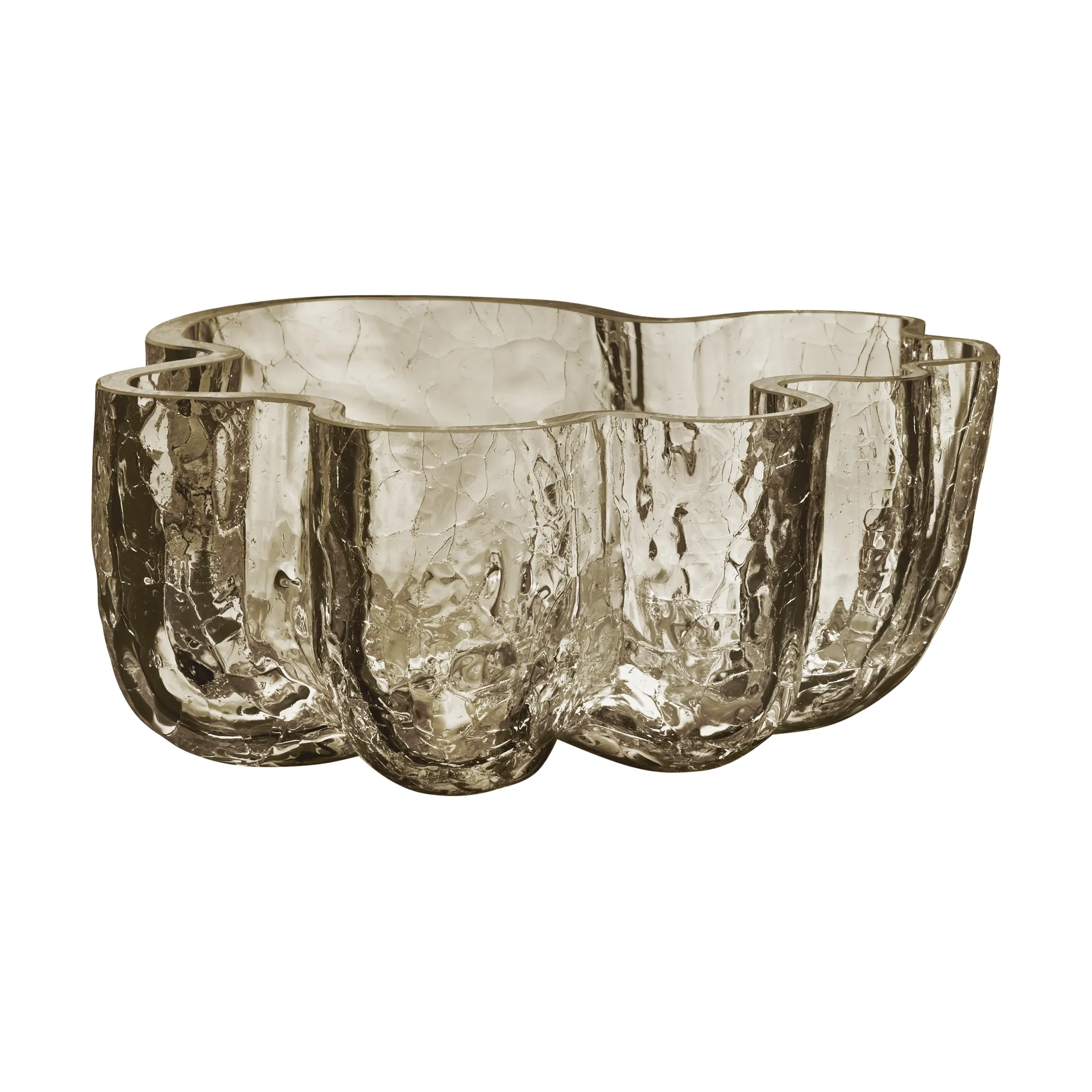 Crackle μπολ μικρό 10,5 cm, Taupe Kosta Boda