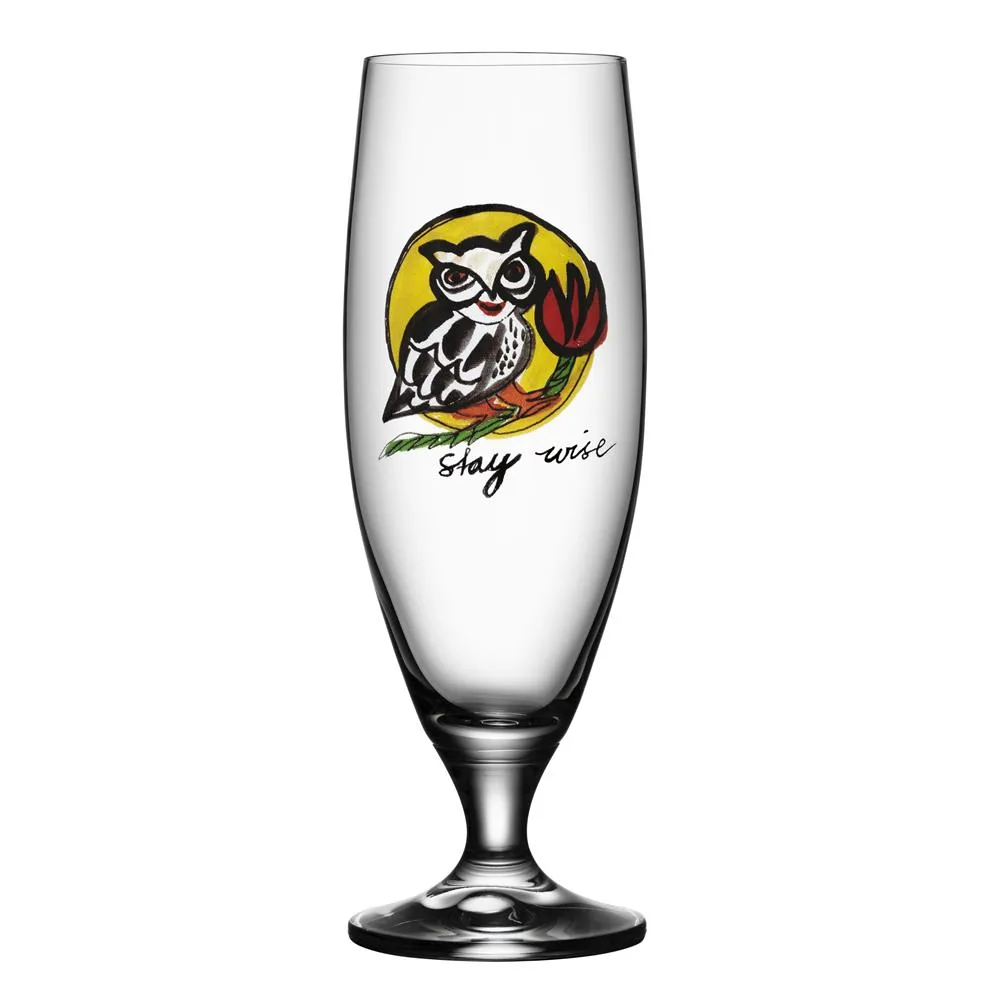 Friendship ποτήρι μπίρας 50 cl, stay wise Kosta Boda