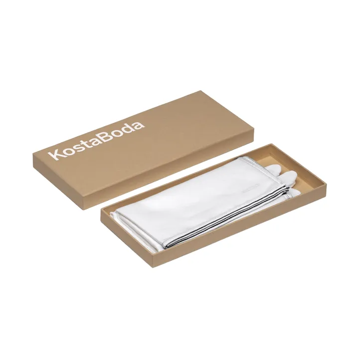 Kosta Boda glass care set box - Λευκό, large - Kosta Boda