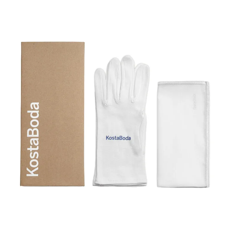 Kosta Boda glass care set box, Λευκό, medium Kosta Boda