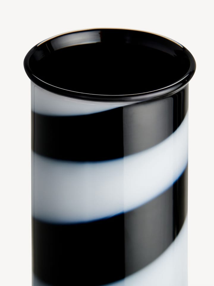Lab cylinder βάζο 30 εκ., Μαύρο-λευκό Kosta Boda