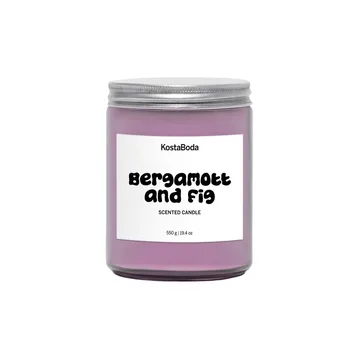 Αρωματικό κερί Mind - Bergamott & Fig, 550 g - Kosta Boda