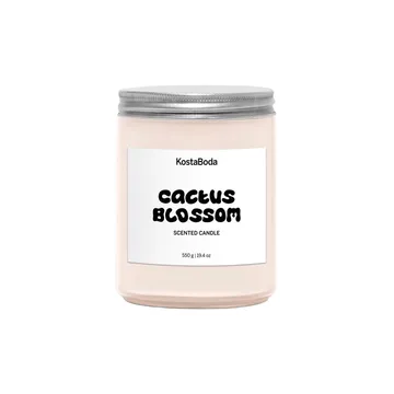 Αρωματικό κερί Mind - Cactus Blossom, 550 g - Kosta Boda