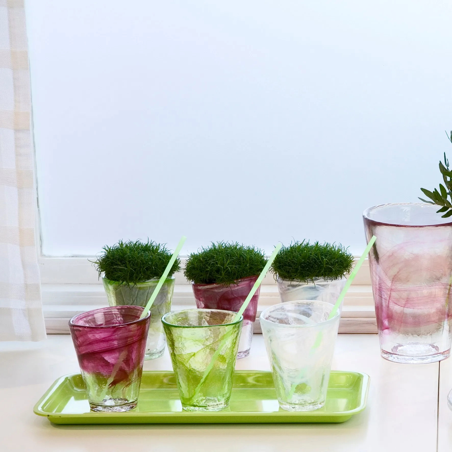 Mine ποτήρι, λευκό Kosta Boda