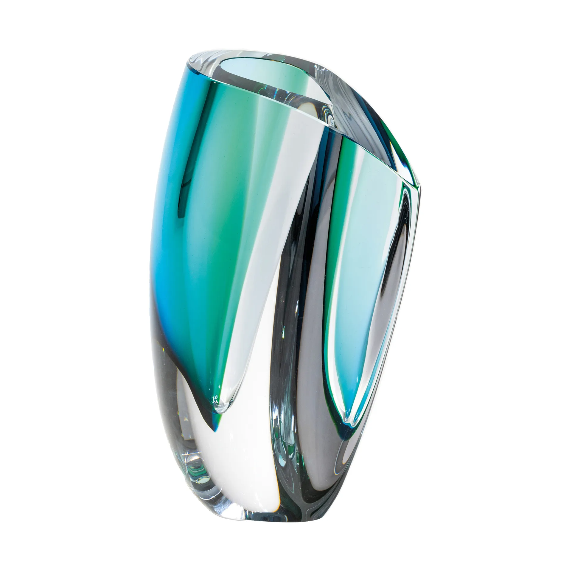 Mirage βάζο 31 εκ., green-blue Kosta Boda