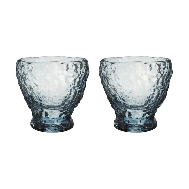 Moss ποτήρι tumbler κυκλικό 33 cl 2-pack, Μπλε Kosta Boda