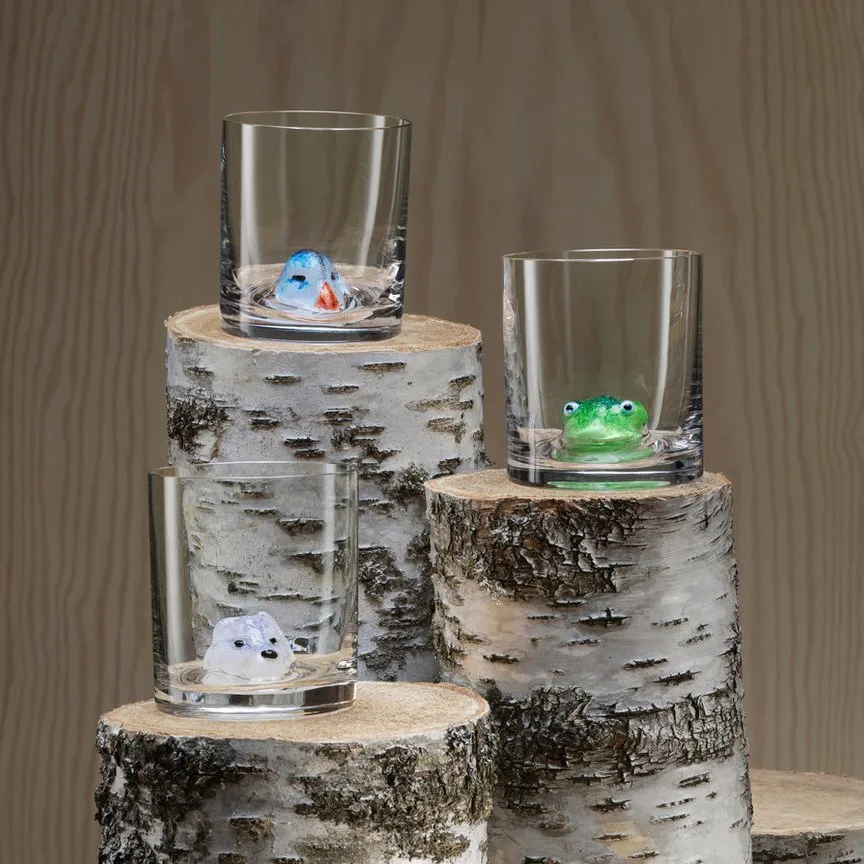 New Friends ποτήρι 46 cl, βάτραχος Kosta Boda