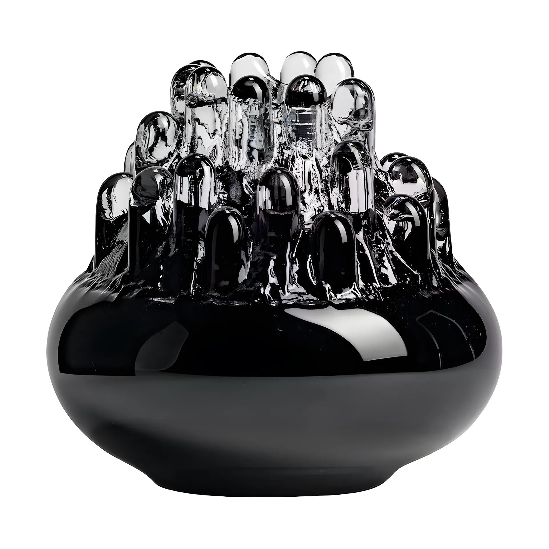 Κηροπήγιο Polar 200 mm, Μαύρο Kosta Boda