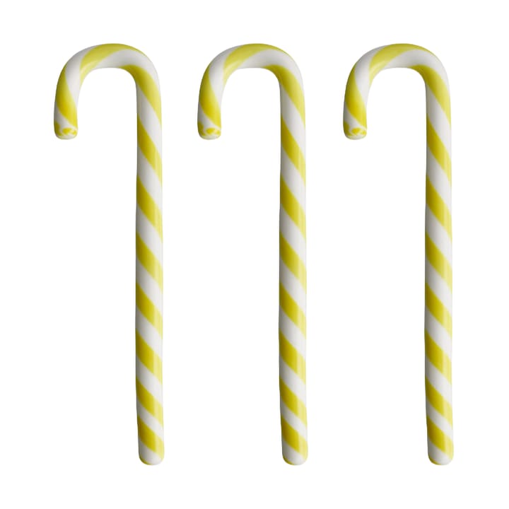Polka καπέλο 17 cm 3-pack - Λευκό-κίτρινο - Kosta Boda