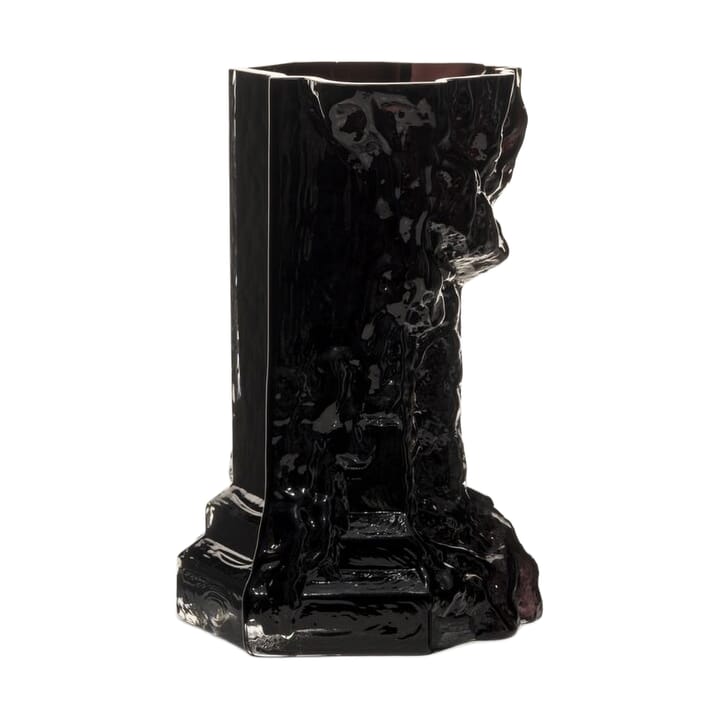 Rocky Baroque βάζο 25 cm - Νυχτερινό μαύρο - Kosta Boda