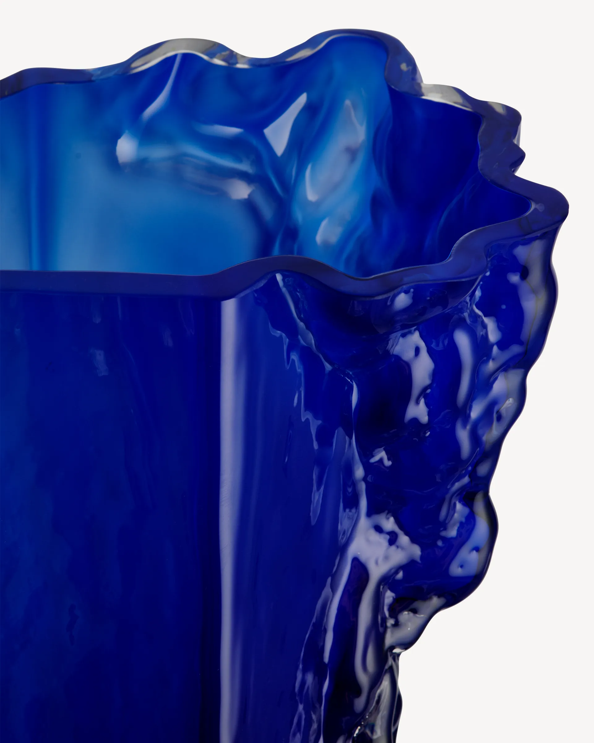 Βάζο Rocky Baroque 35 cm, Βαθύ μπλε Kosta Boda