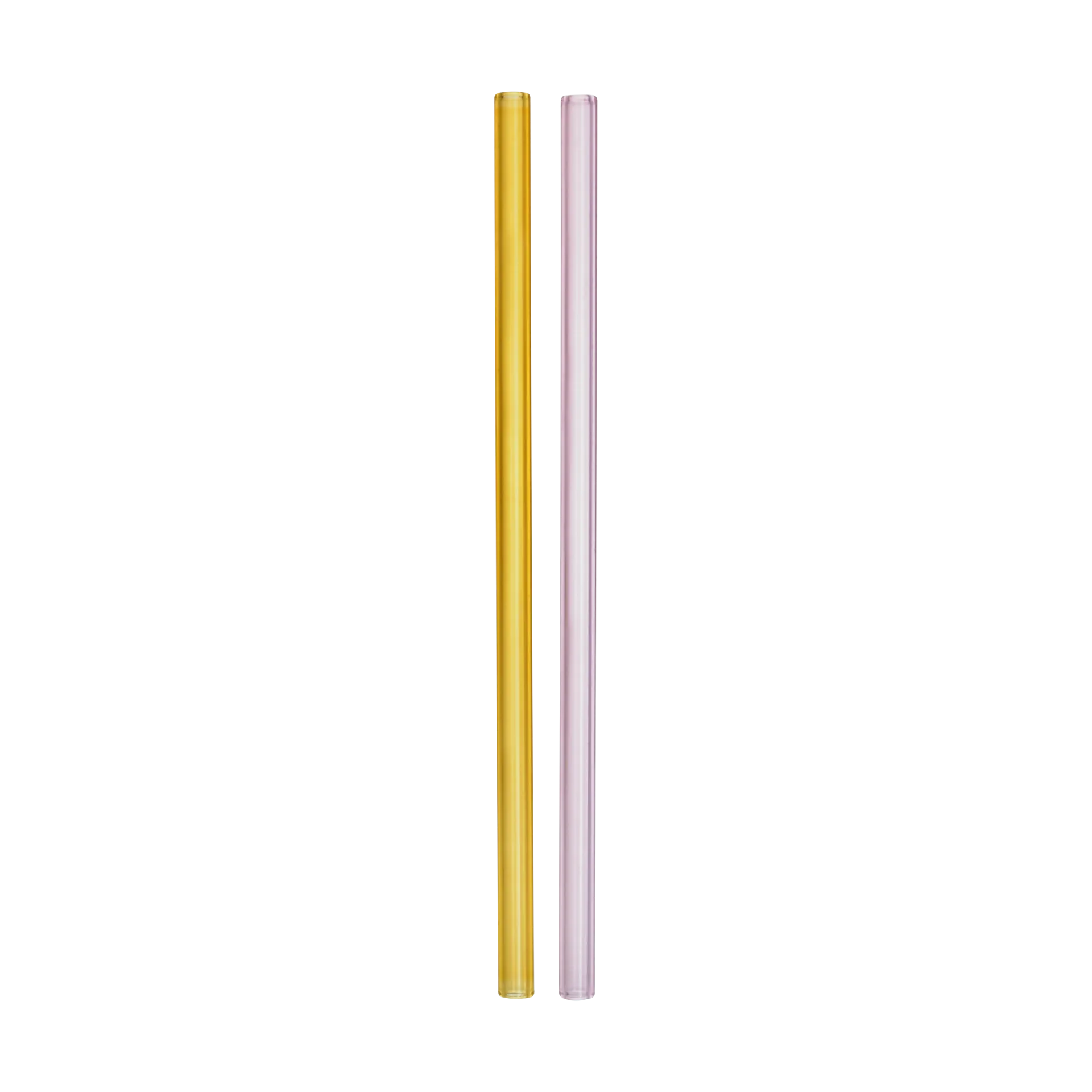 Sipsavor καλαμάκια 200 mm 2 τεμ., Ροζ-κίτρινο Kosta Boda