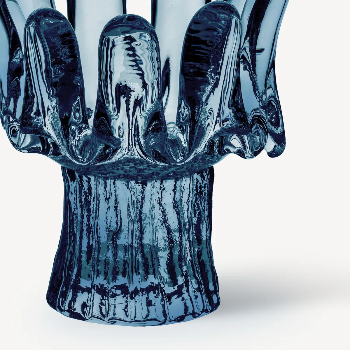 Φανάρι Solros κυκλικό γυαλί 11,5 cm, Μπλε Kosta Boda