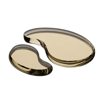 Tears of joy διακοσμητικό αντικείμενο 2 τεμάχια - Χρυσός - Kosta Boda