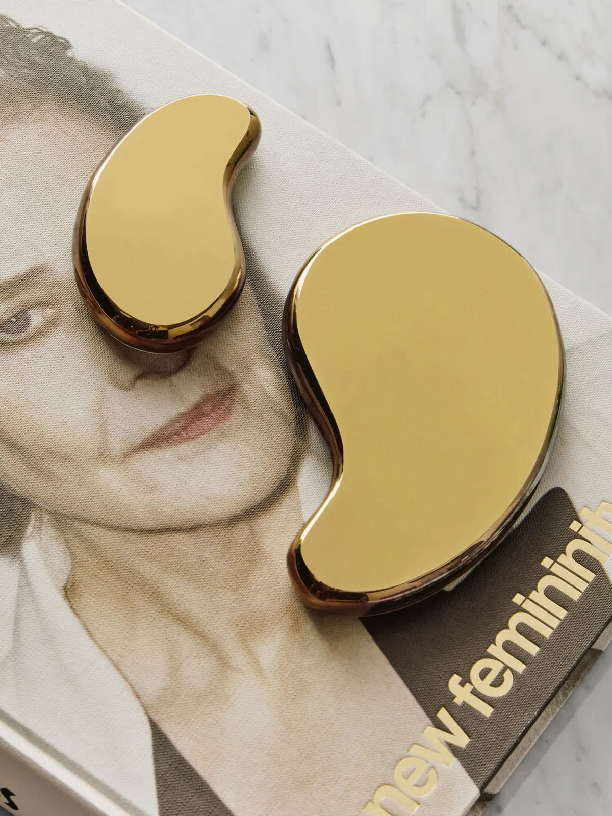 Tears of joy διακοσμητικό αντικείμενο 2 τεμάχια, Χρυσός Kosta Boda