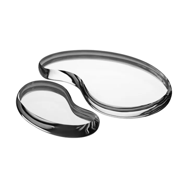 Tears of joy διακοσμητικό αντικείμενο 2 τεμάχια - Ασήμι - Kosta Boda