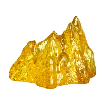 The Rock φανάρι 91 mm - Κίτρινο - Kosta Boda