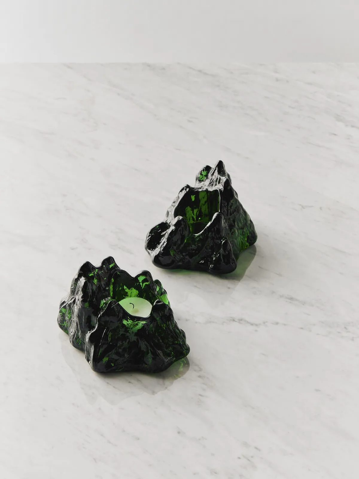 The Rock φανάρι 91 mm, Σμαραγδί πράσινο Kosta Boda