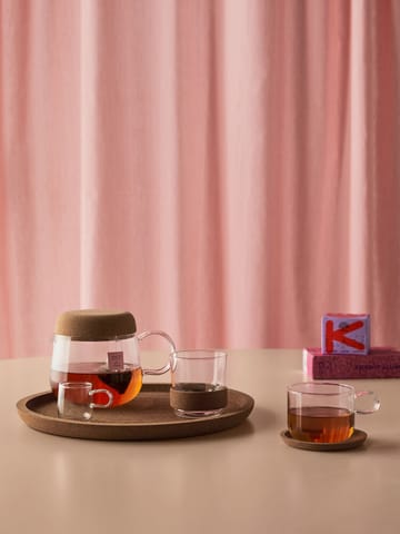 Viva κούπα με δαχτυλίδι φελλού 30 cl 2 τεμάχια - Διαφανές - Kosta Boda