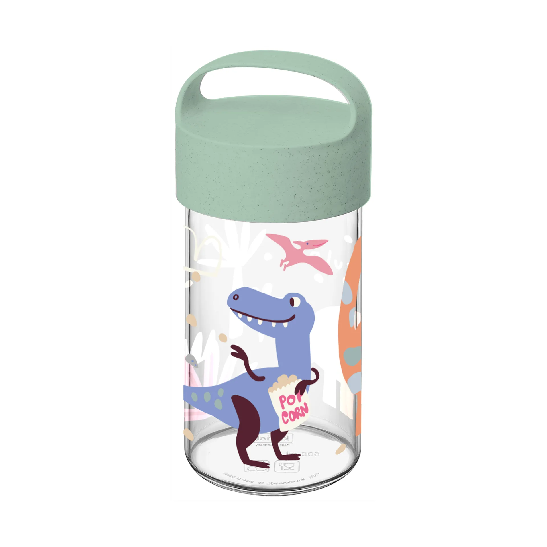 Buddy Snack φιάλη νερού 50 cl, Δεινόσαυρος Koziol