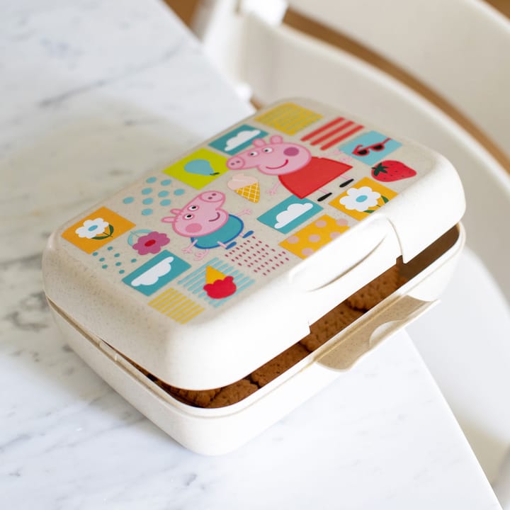Candy Greta Gris lunch box L, Μπεζ Koziol