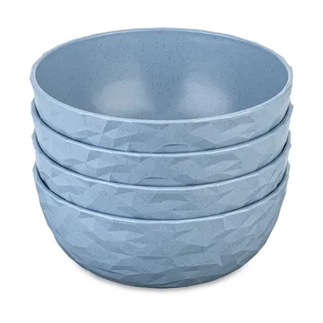 Club μπολ Ø16,2 εκ. 4 τεμάχια biocirk θερμοπλαστικό - Nature flower blue - Koziol