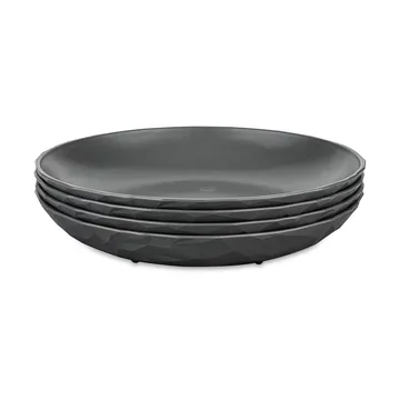 Club βαθύ πιάτο Ø22 εκ. 4 τεμάχια biocirk θερμοπλαστικό - Nature ash grey - Koziol