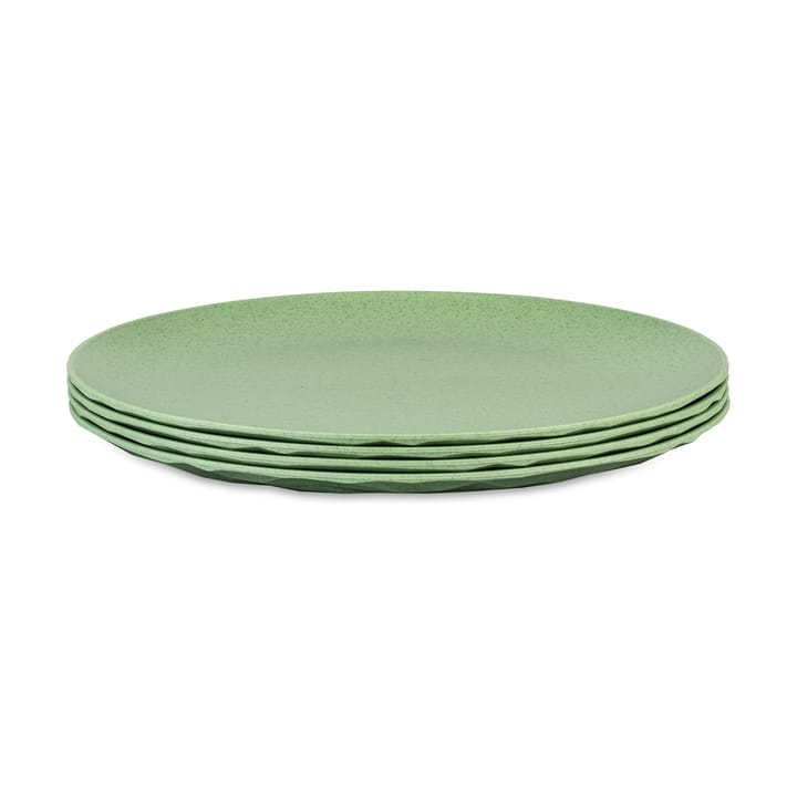 Club πιάτο Ø26 εκ. 4 τεμάχια biocirk θερμοπλαστικό - Nature leaf green - Koziol