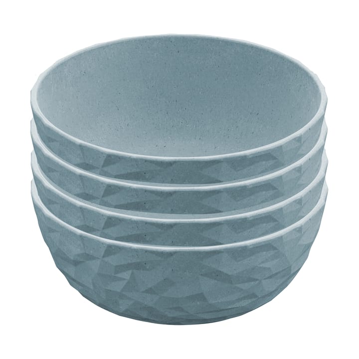 Club bowl Ø16,2 εκ, συσκευασία 4 τεμαχίων - Natural flower blue - Koziol