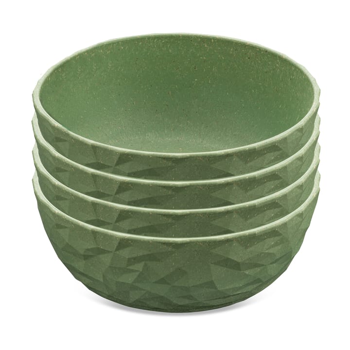 Club bowl Ø16,2 εκ, συσκευασία 4 τεμαχίων - Natural leaf green - Koziol