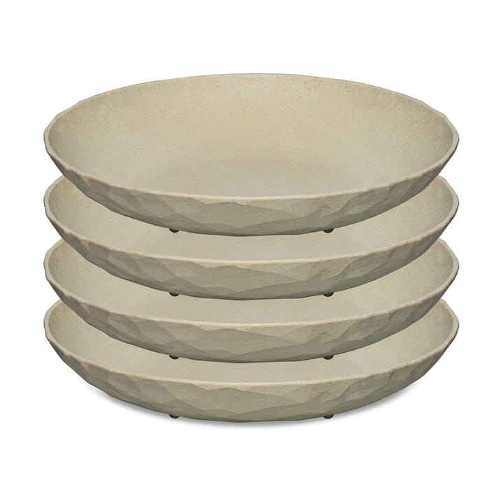 Club deep plate Ø22 εκ, συσκευασία 4 τεμαχίων, Natural desert sand Koziol