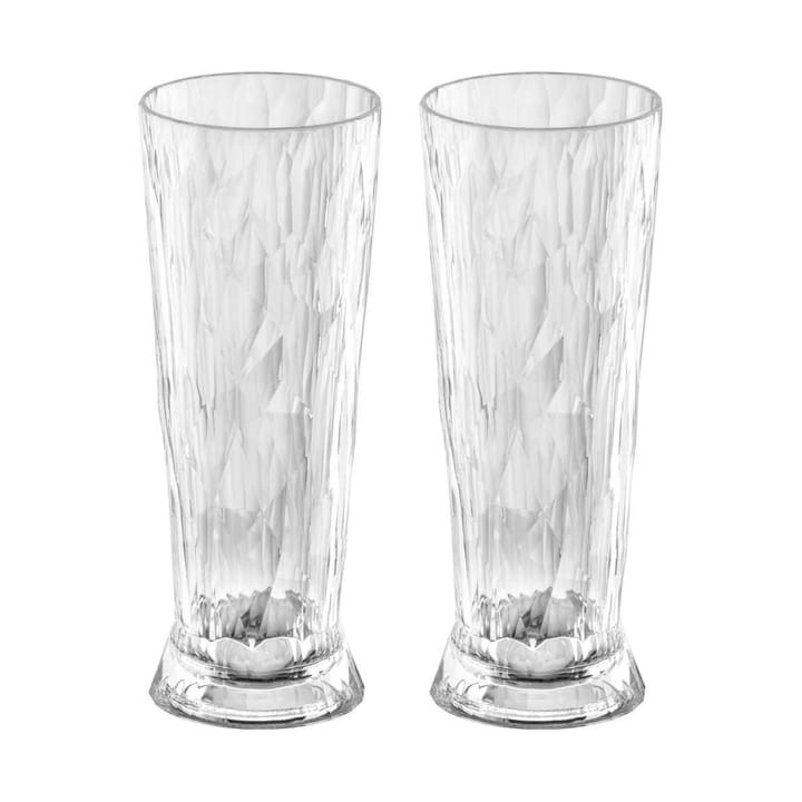 Club No. 11 beer glass plastic 500 ml, συσκευασία 2 τεμαχίων - Crystal clear - Koziol